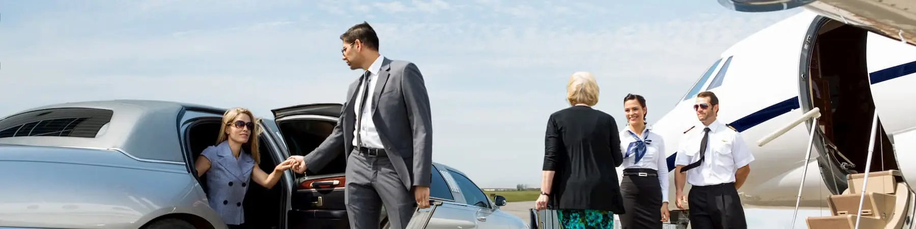 Woman exiting a Corporate Chauffeurs Gold Coast limousine
