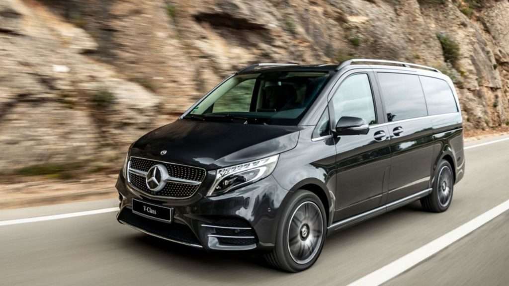 Airport Transfers Gold Coast Mercedes V-Class van driving