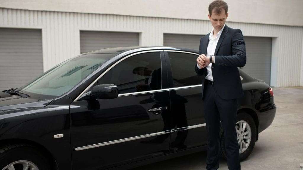 Luxury Car Transportation Services with punctual chauffeur.