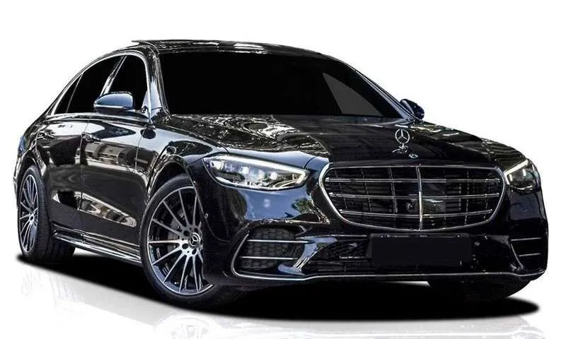 2021-Mercedes-Benz-S-Class-S450-L-Auto-4MATIC black luxury sedan