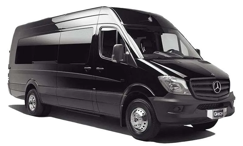 MERCEDES-BENZ-Sprinter black high-roof transport van