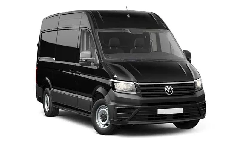 VW-Crafter-(14-Seater)-New black passenger transport van