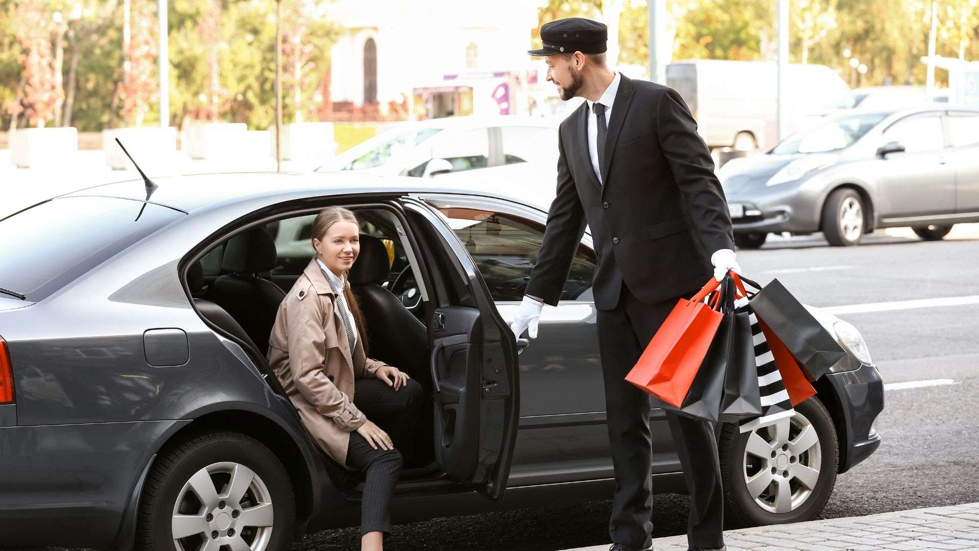 Airport Chauffeur Service helps client with shopping